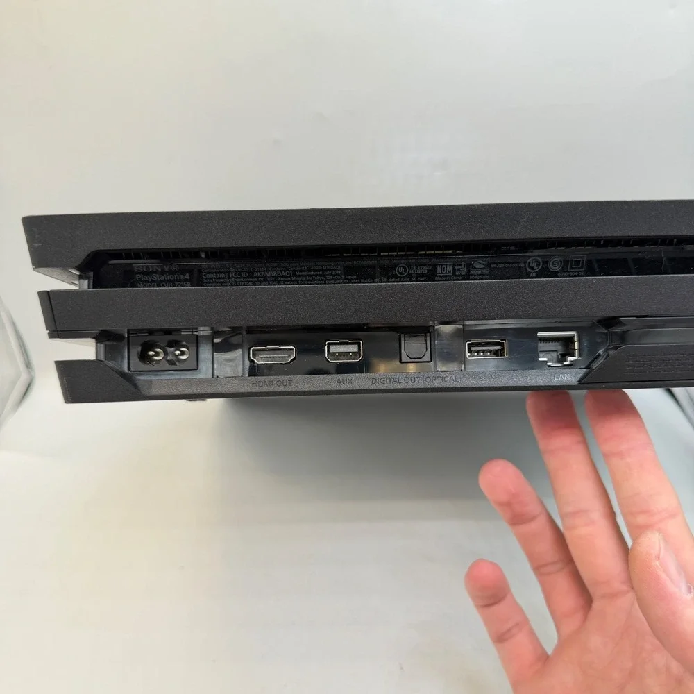 Sony PlayStation 4 Pro 1TB Console Black CUH-7215B Series Bundle Controller Work